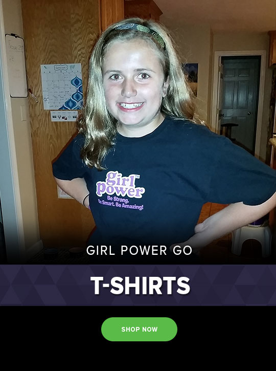 Girl Power Go Gear books tshirts women girl power classes enrichment program
