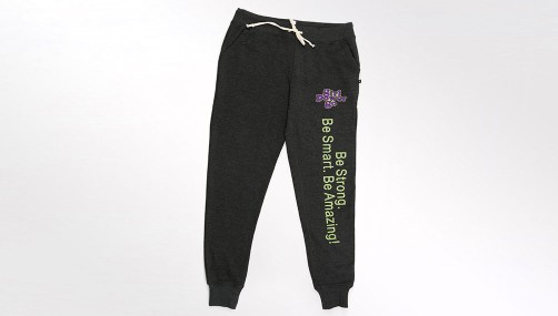 Black Pennant Joggers