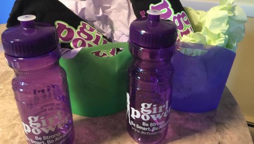 Girl Power Go 22oz Water Bottle